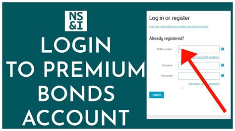 premium bonds login my account